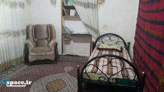 نمای داخلی اتاق خواب خانه بومی آرامش - پاوه - روستای خانقاه